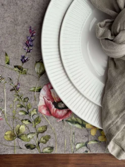 VIAMAJA Dækkeserviet påske - Beige firkantet Clearance