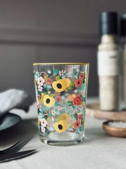 VIAMAJA Drikkeglas FLORA - Sæt med 4 glas Clearance