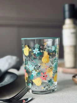 VIAMAJA Drikkeglas FLORA - Sæt med 4 glas Clearance