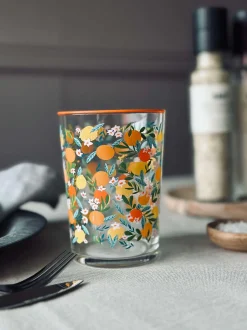 VIAMAJA Drikkeglas FLORA - Sæt med 4 glas Clearance