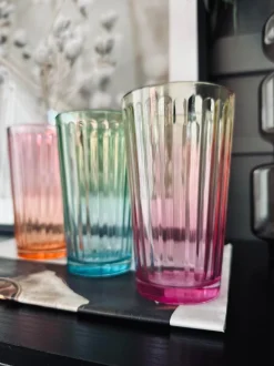 VIAMAJA Drikkeglas RAINBOW MIX 470ml Hot