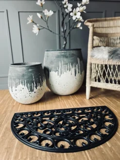 VIAMAJA Dørmåtte - Halvmåne ornament Sale