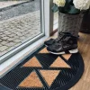 VIAMAJA Dørmåtte - Halvmåne ZIG ZAG Hot