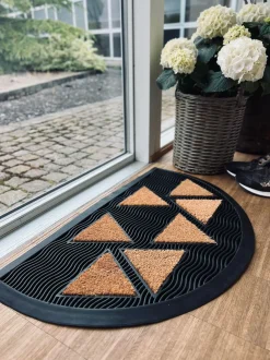 VIAMAJA Dørmåtte - Halvmåne ZIG ZAG Hot