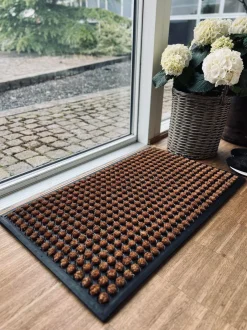 VIAMAJA Dørmåtte DOTS Natur - 45x75cm Sale