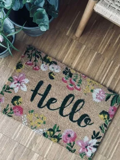 VIAMAJA Dørmåtte Hello Flora Best