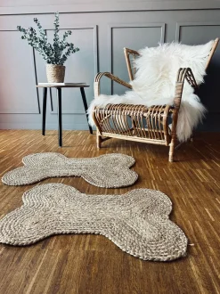 VIAMAJA Dørmåtte i jute - Kødben 40x60cm Discount
