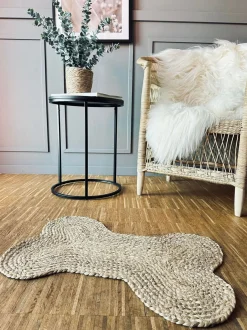 VIAMAJA Dørmåtte i jute - Kødben 40x60cm Discount