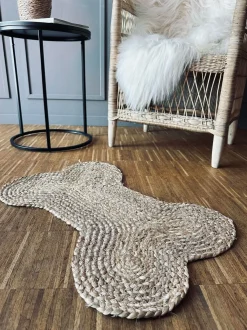 VIAMAJA Dørmåtte i jute - Kødben 40x60cm Discount
