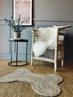 VIAMAJA Dørmåtte i jute - Kødben 50x70cm Clearance