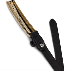 VIAMAJA Elegant bælte - Black / gold Outlet