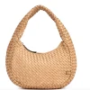 VIAMAJA Elegant håndflettet skuldertaske - Sand New