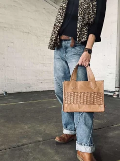 VIAMAJA Elegant håndtaske - Camel Clearance