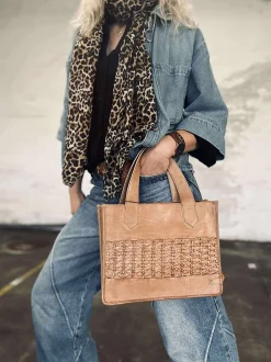 VIAMAJA Elegant håndtaske - Camel Clearance