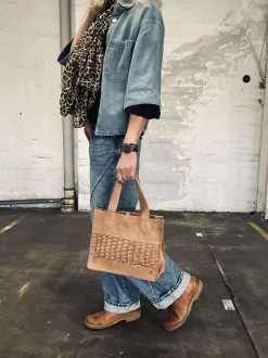 VIAMAJA Elegant håndtaske - Camel Clearance