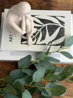 VIAMAJA Eucalyptus gren med lys - 100cm Sale