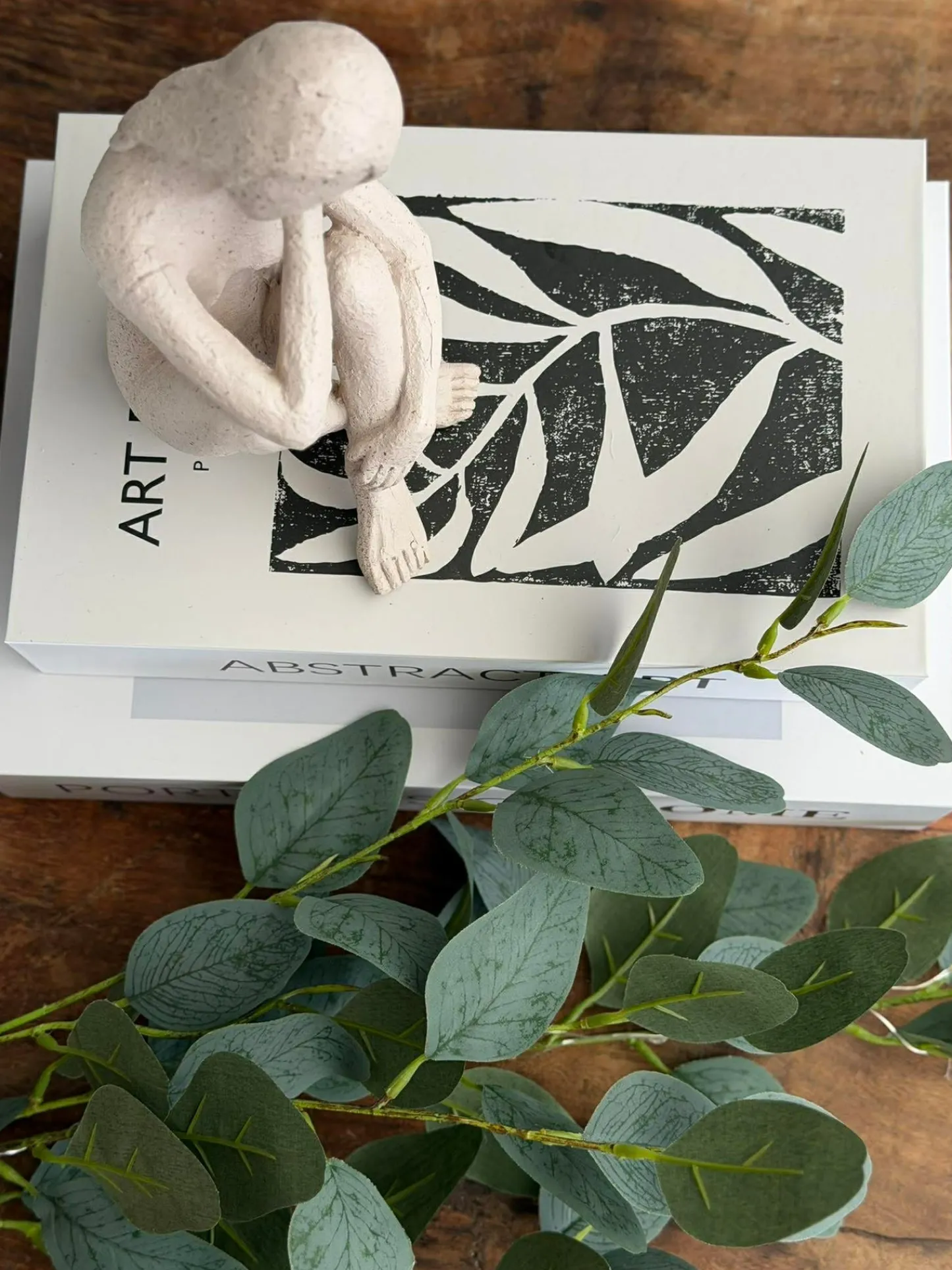 VIAMAJA Eucalyptus gren med lys - 100cm Sale