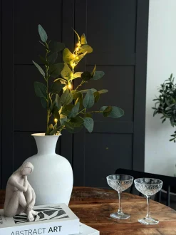 VIAMAJA Eucalyptus gren med lys - 100cm Sale