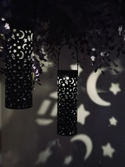 VIAMAJA Fakkel med solceller – 2 stk STARS & MOON Clearance