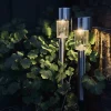 VIAMAJA Fakkel med solceller – Mini steel Sale