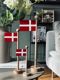 VIAMAJA Flag Dannebrog wood - Flere størrelser Outlet