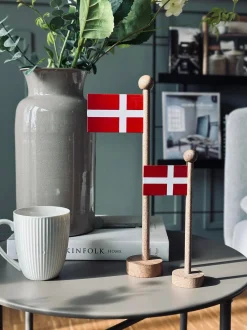 VIAMAJA Flag Dannebrog wood - Flere størrelser Outlet