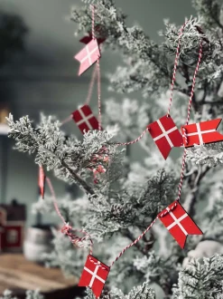 VIAMAJA Flagguirlande i træ - 10 flag Discount