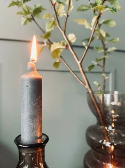 VIAMAJA Flaskelys 15 cm - 2 stk Rustik Grå Clearance