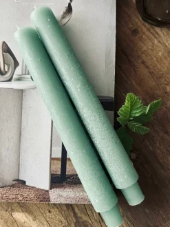 VIAMAJA Flaskelys 25 cm - 2 stk Rustik Mint Discount