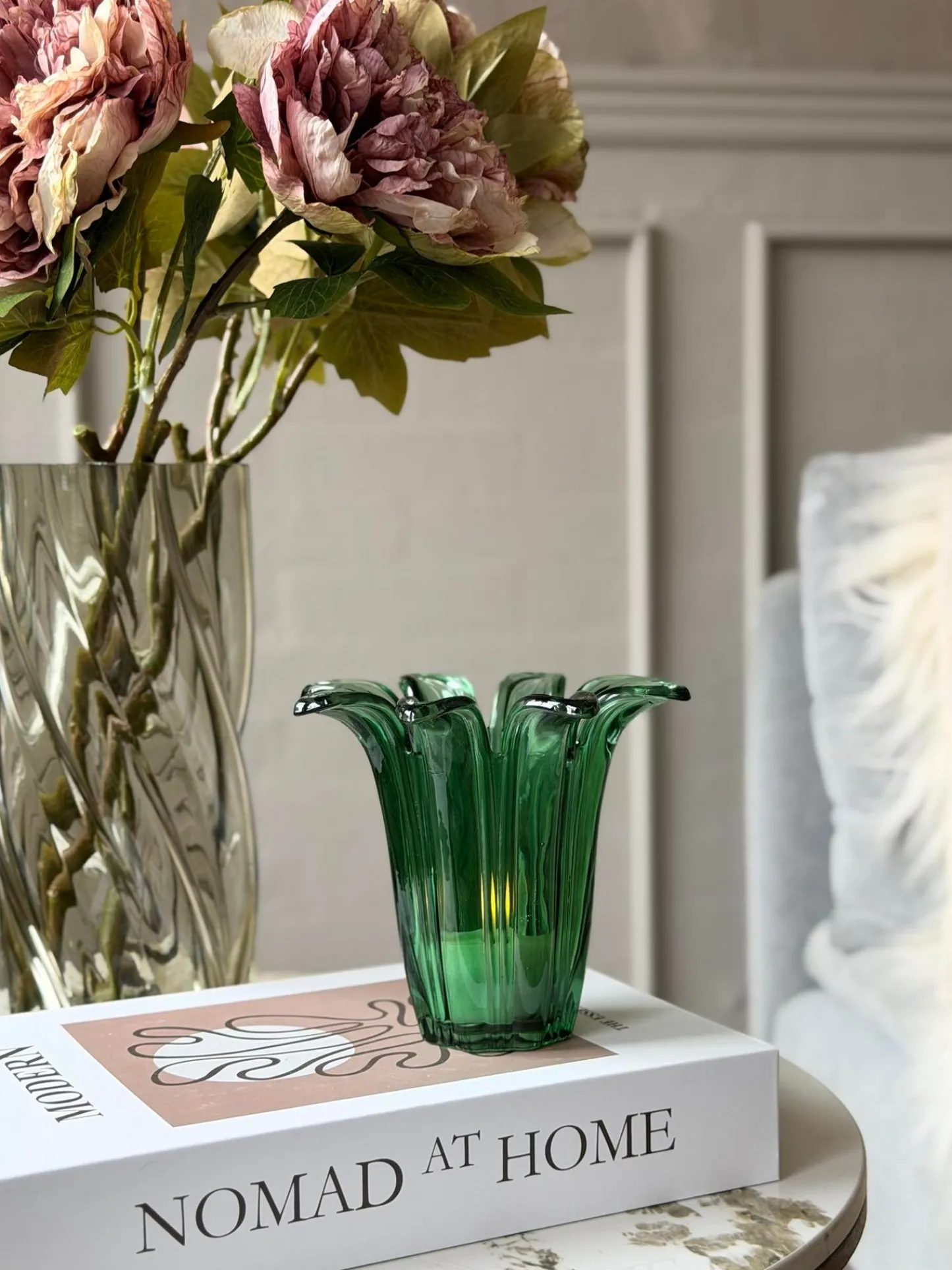 VIAMAJA Flower lysestage - Grøn Sale