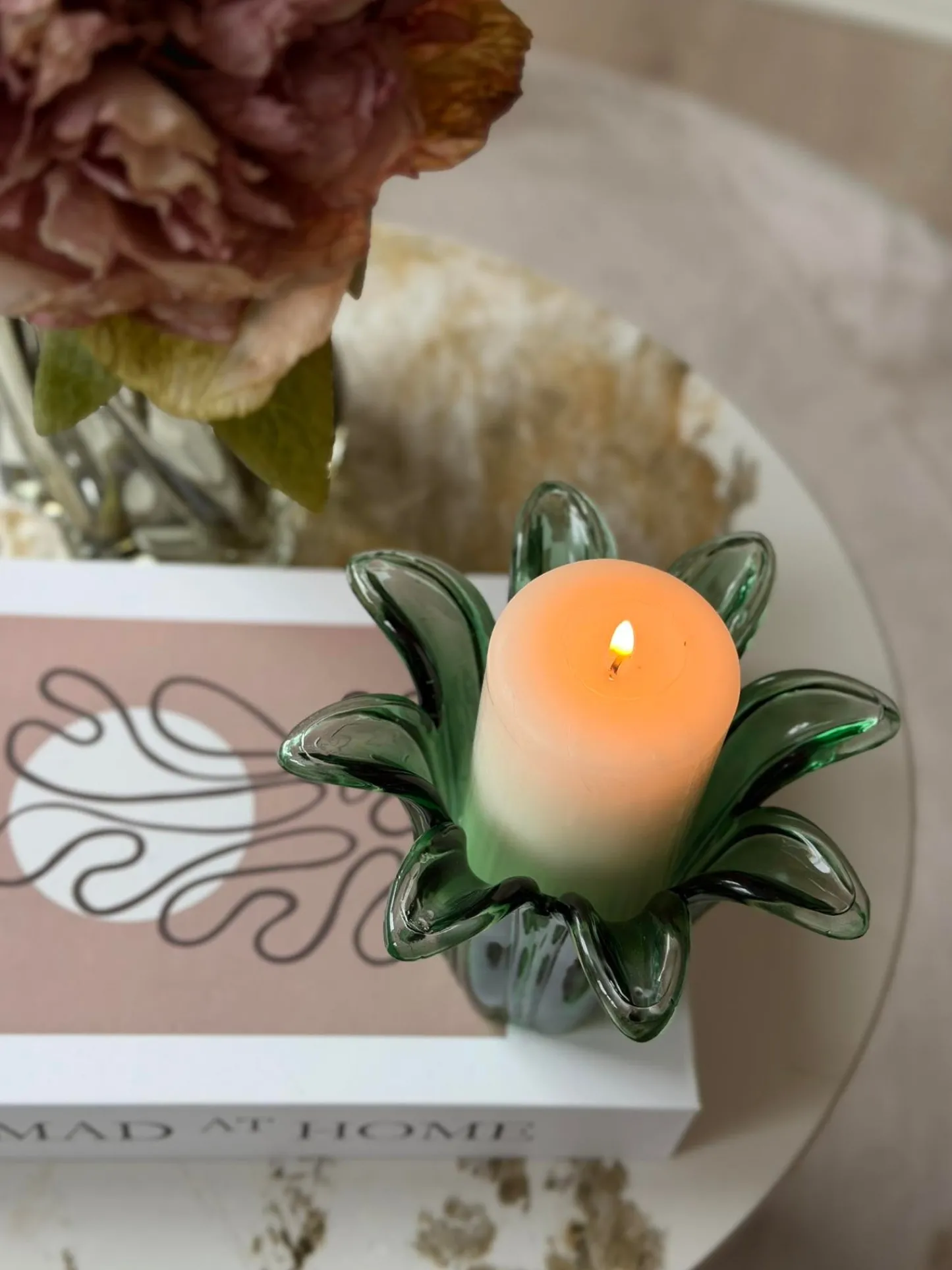 VIAMAJA Flower lysestage - Grøn Sale