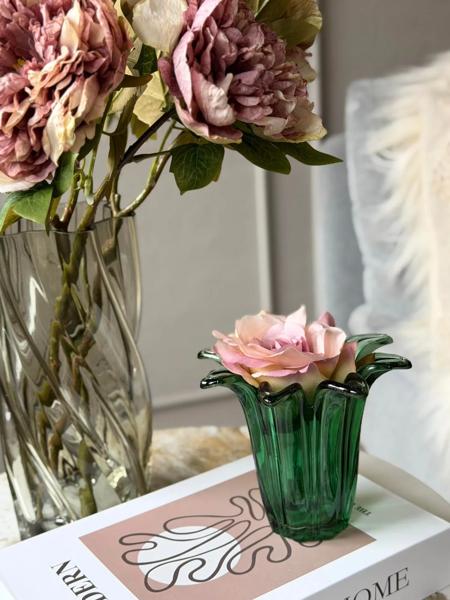 VIAMAJA Flower lysestage - Grøn Sale