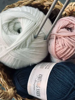 VIAMAJA Garn Akryl 200 gram - Hvid Clearance