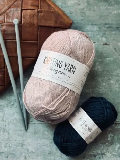 VIAMAJA Garn Akryl 200 gram - Rosa Sale