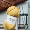 VIAMAJA Garn Polyester 50 gram - Gul Best