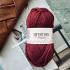 VIAMAJA Garn Polyester 50 gram - Rød Discount