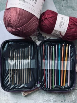 VIAMAJA Garn Polyester 50 gram - Rød Discount