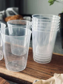 VIAMAJA Genanvendelige ølglas 25 cl - 6stk. Clearance