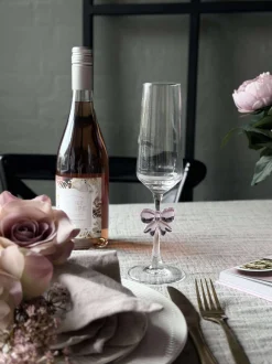 VIAMAJA Glas med sløjfe Hot