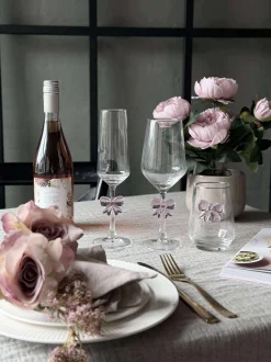 VIAMAJA Glas med sløjfe Hot