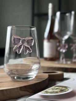 VIAMAJA Glas med sløjfe Hot