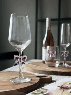 VIAMAJA Glas med sløjfe Hot