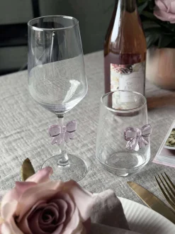 VIAMAJA Glas med sløjfe Hot