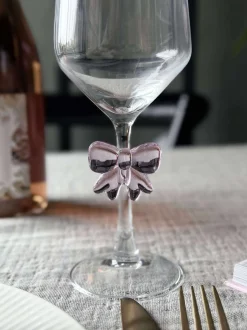 VIAMAJA Glas med sløjfe Hot