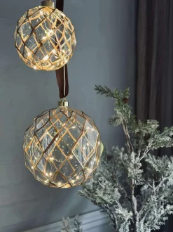 VIAMAJA Glas ophæng med lys - Flere størrelser Discount