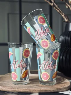 VIAMAJA Glas Summer - Sæt af 3 stk.