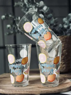 VIAMAJA Glas Summer - Sæt af 3 stk.