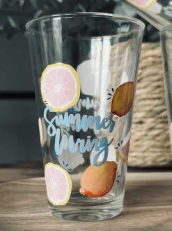 VIAMAJA Glas Summer - Sæt af 3 stk.