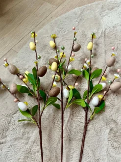 VIAMAJA Gren med påskeæg 65 cm- neutrale farver Discount