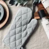 VIAMAJA Grillhandske - Grå quilt